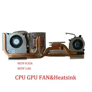VENTILADOR y disipador de calor para MSI Sword 15 A12UC A12UD A12UE A12UG DC5V 0.55A N460 1.0A N477 - Imagen 1 de 3