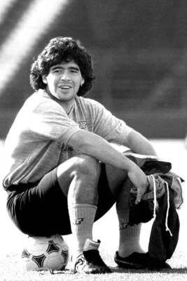 Poster Manifesto Locandina Sport Calcio Stampa Vintage Diego Armando Maradona  - Immagine 1 di 3