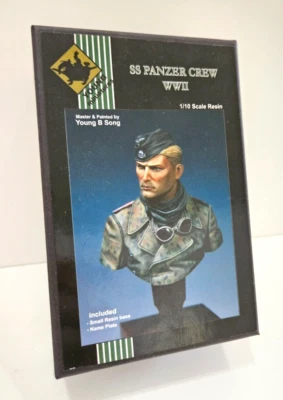 US SELLER 1/10 YOUNG MINIATURES SS PANZER CREW WWII #YM1806 RESIN BUST FIGURE - Image 1 of 2