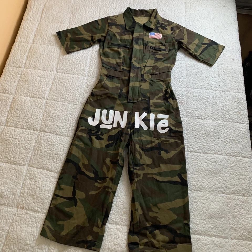 Jersey fatiga Junkie con bandera americana talla pequeña Foto 1 de 4