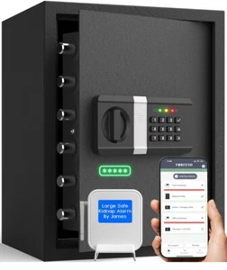 FORFEND Smart Home Safe | Wi-Fi Safe Box App Control/Alarma | Comando de voz, Ki. - Imagen 1 de 10