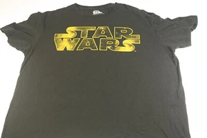 Star Wars Shirt Black Yellow Large - Picture 1 of 4