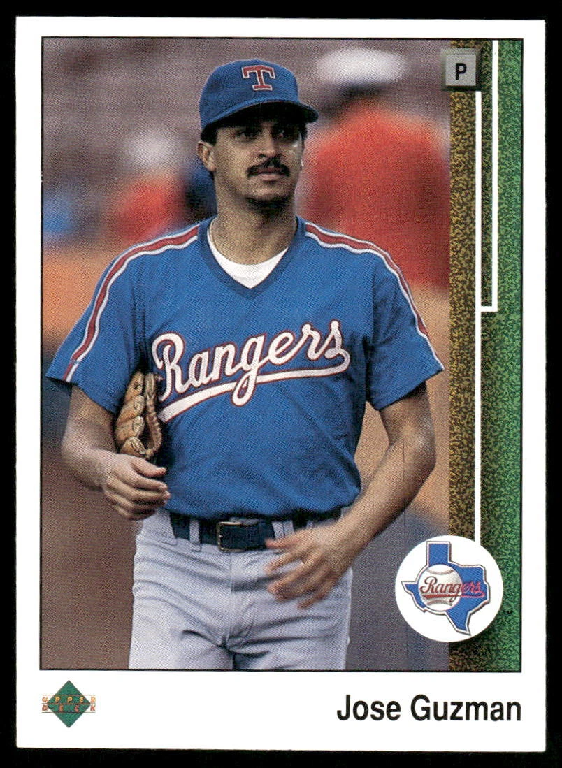 Jose Guzman 1989 Upper Deck #73 Texas Rangers