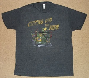 Teenage Mutant Ninja Turtles Chicks Dig The Ride Shirt M-2XL Licensed - Picture 1 of 2