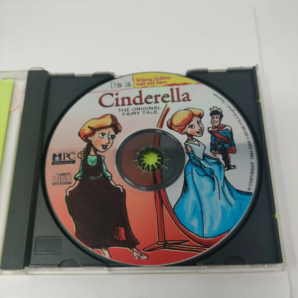 Discis Cinderella: The Original Fairy Tale - Kids Can Read CD-ROM Home Schooling - Image 1 of 1
