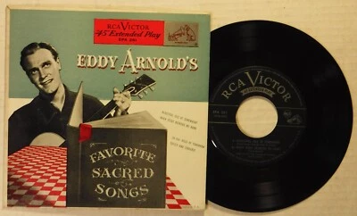 EDDY ARNOLD’S FAVORITE SACRED SONGS / RCA EPA 261 / 45 RPM EXTENDED PLAY - Image 1 of 2