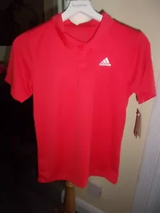 Polo Adidas Niño Talla L Rojo - Imagen 1 de 2