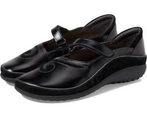 NAOT MATAI WOMEN’S MARY JANE LEATHER BLACK SANDAL EU 41 US 10 $200 - Picture 1 of 8