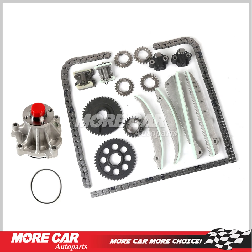 Kit de cadena de distribución con bomba de agua para Lincoln Aviator Sport 2003-2005 4,6 L V8 DOHC Foto 1 de 4