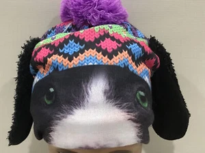 Justice Girls Critter Hats Bunny Floppy Ears Fleece Lined NEW ONE Size - Picture 1 of 5