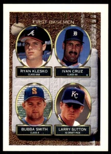 1993 Topps Gold Ryan Klesko/Ivan Cruz/Bubba Smith/Larry Sutton Rookie Atlanta - Picture 1 of 2