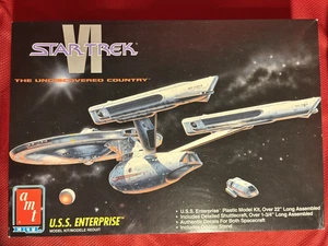Star Trek VI The Undiscovered Country U.S.S. Enterprise AMT Model Kit 8617 NOB - Picture 1 of 16