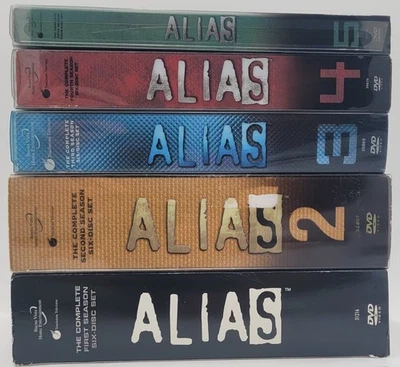Alias Complete Series Season 1-5 DVD 1,2,3,4,5 Garner NEVER TRUST STOCK PHOTOS - Image 1 of 4