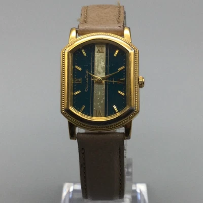 Vintage Oscar de la Renta Womens Watch 23mm Gold Tone 001-12055 New Battery - Image 1 of 4