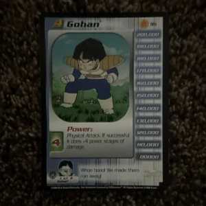 Gohan Rare Personality Card 95 DBZ CCG Dragon Ball Z Score TCG Unlimited MP - Picture 1 of 2