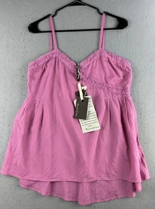 Top para mujer Manila Grace talla 42 (L) rosa intenso croquet bordado nuevo con etiquetas Barbiecore - Imagen 1 de 11