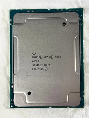 16Core 32Thread LGA3647 TDP-125W Processor Intel Xeon Gold 6130T 2.10GHz~3.70GHz - Image 1 of 2