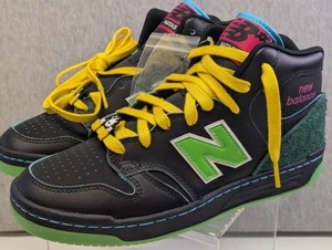 New Balance Natas Kuapas Numeric 480 High Black Lime Green Men’s 9.5 NWOB  - Picture 1 of 11