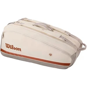 WILSON Roland-Garros 2025 Super Tour Tennisschlägertasche - Creme/Ton - Bild 1 von 6