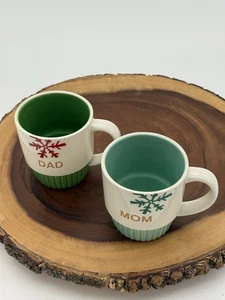Hallmark Winter Schneeflocke Tassen, Mom & Dad Vintage Auslaufmodell  - Bild 1 von 5