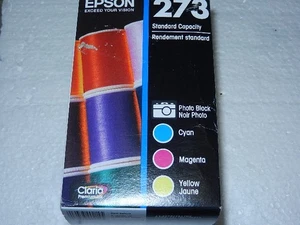 Nuevo juego de cartuchos de tinta originales OEM Epson 273 color foto caducado 12/26 negro CMY negro - Imagen 1 de 10