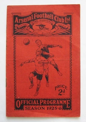 ARSENAL v LIVERPOOL 1925/1926 *VG Condition Football Programme* - Image 1 of 4