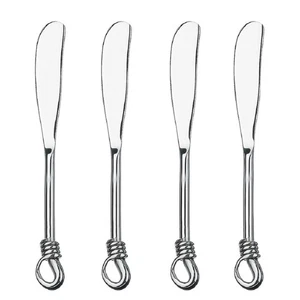 Gourmet Settings Twist 18/10 Stainless Steel Spreader (Set of Four) - Picture 1 of 1