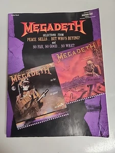 Megadeth Selections from Peace Sells and So Far, So Good... Gitarren Tab, Songbook - Bild 1 von 2