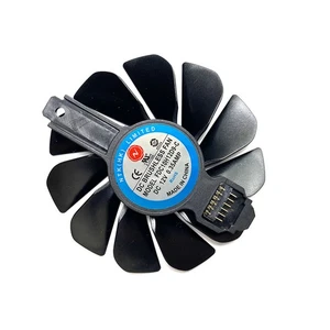 Ventilateur carte graphique pour pièces carte graphique Sapphire RX5700XT 5700 Ultra Platinum - Photo 1/18