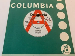 SHIRLEY BASSEY No Regrets / Seesaw Of Dreams 1965 DEMO Columbia DB7535 NEAR MINT - Picture 1 of 2