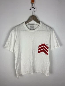 Camiseta Visvim Blanca Para Hombre Bolsillos Logo Japón Talla M - Imagen 1 de 20