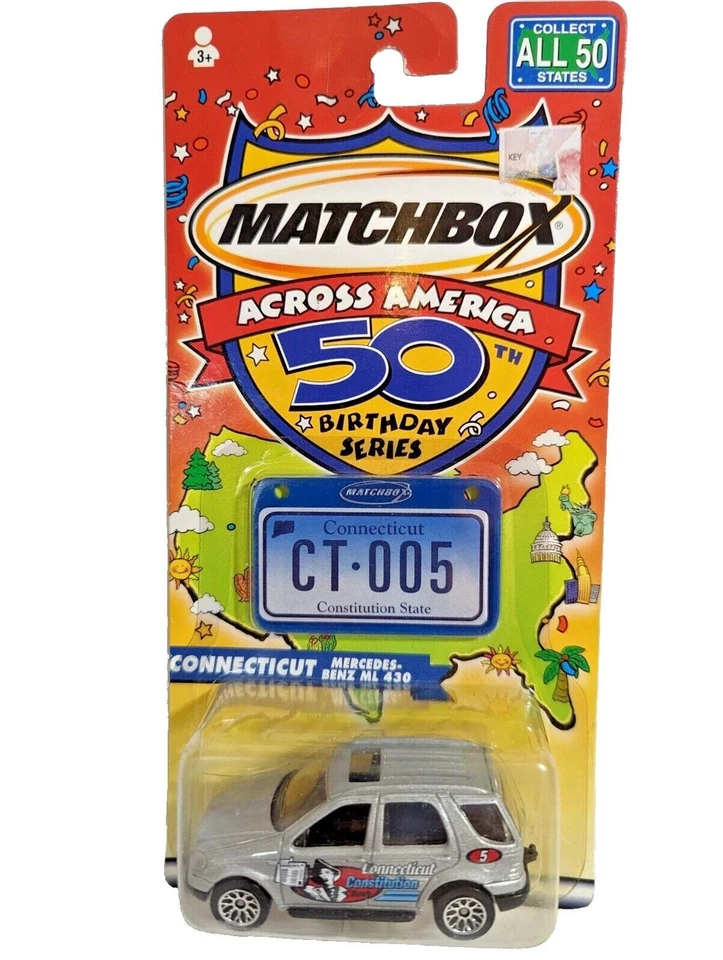 Matchbox Across America Mercedes Benz ML 430 Connecticut CT-005 Northeastern NEW - Image 1 of 3