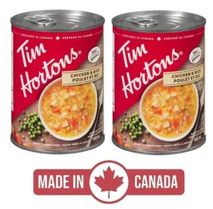 2-Pack Tim Hortons Chicken & Rice Soup (540ml) Tasty Comfort Meal Made in Canada - Bild 1 von 2