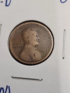 1911-D Lincoln Wheat Cent Penny Good Condition - Picture 1 of 3