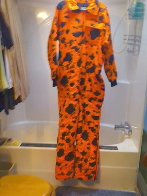 SafTBak Hunting Coveralls Orange Camo Insulated Jumpsuit USA Vintage Men’s Large - Image 1 of 4