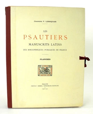Les Psautiers Manuscrits Latins - Planches - Latin Manuscript Psalter Plates - Image 1 of 4