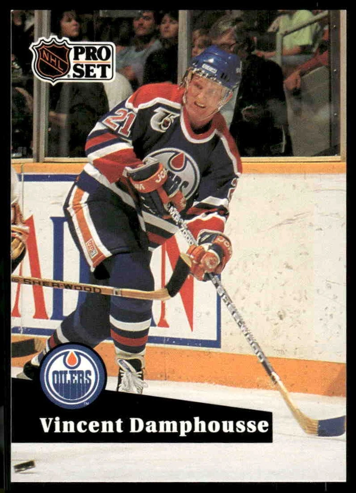 1991-92 Pro Set #381 Vincent Damphousse - Image 1 of 2