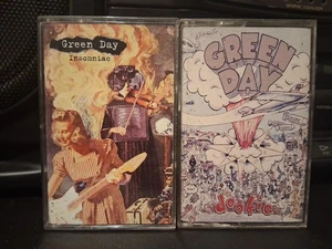 GREEN DAY DOOKIE 1994 & INSOMNIAC 1995 2 CASSETTE LOT - Picture 1 of 7