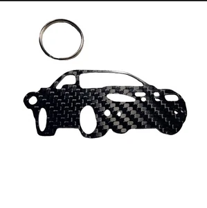 1993 - 2002 Pontiac Trans-am WS6 Gen Carbon Fiber cnc Key chain 3d Front View - Picture 1 of 4