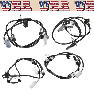 Fits 2006-2013 Grand Vitara Suzuki 4Pcs New ABS Wheel Speed Sensors Rear & Front - Image 1 of 4