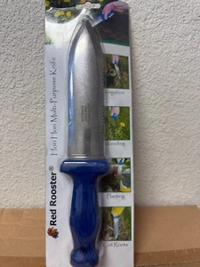 Red Rooster Hori-Hori Soil Knife | 6.5" Stainless Steel Blade | Sealed - Picture 1 of 2