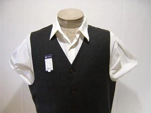 Daniel Cremieux Herren L Anzug Weste Mantel Smoking formelle Hochzeit $ 125 grau - Bild 1 von 6