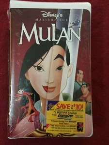 Mulan VHS Tape Walt Disney's Masterpiece new factory sealed - Foto 1 di 3