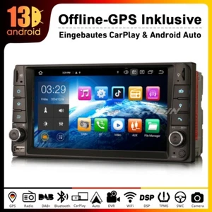 64GB Autoradio Für Toyota RAV 4 Previa Corolla Verso GPS DSP CarPlay Android 14 - Bild 1 von 17