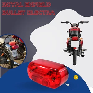 Conjunto de luz trasera tipo caja trasera Royal Enfield Bullet 350cc para bicicleta trasera - Imagen 1 de 12
