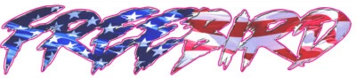 American Flag Free bird Decal 6" in size ( 2 pack ) - Image 1 of 2