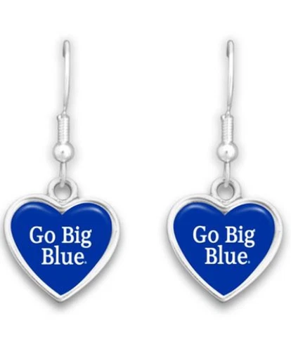 54795 Kentucky Wildcats Spirit Heart Slogan Earrings Cover