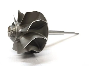 9 Blade Turbine Wheel Shaft for 6.6l Duramax L5P 2017-23 Chevy GMC Borg Warner - Picture 1 of 4