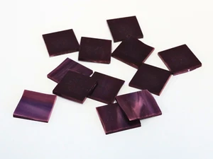 4" x 8" Dark Purple Wispy | Bügeleinlage 96 coe | Mosaikglas  - Bild 1 von 1