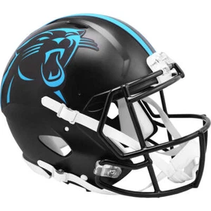 Carolina Panthers Black Alternate Riddell Speed Authentic Football Helmet  - Picture 1 of 4